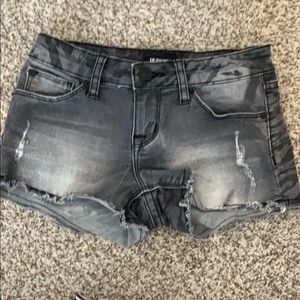 Hudson grey/ black zebra shorts